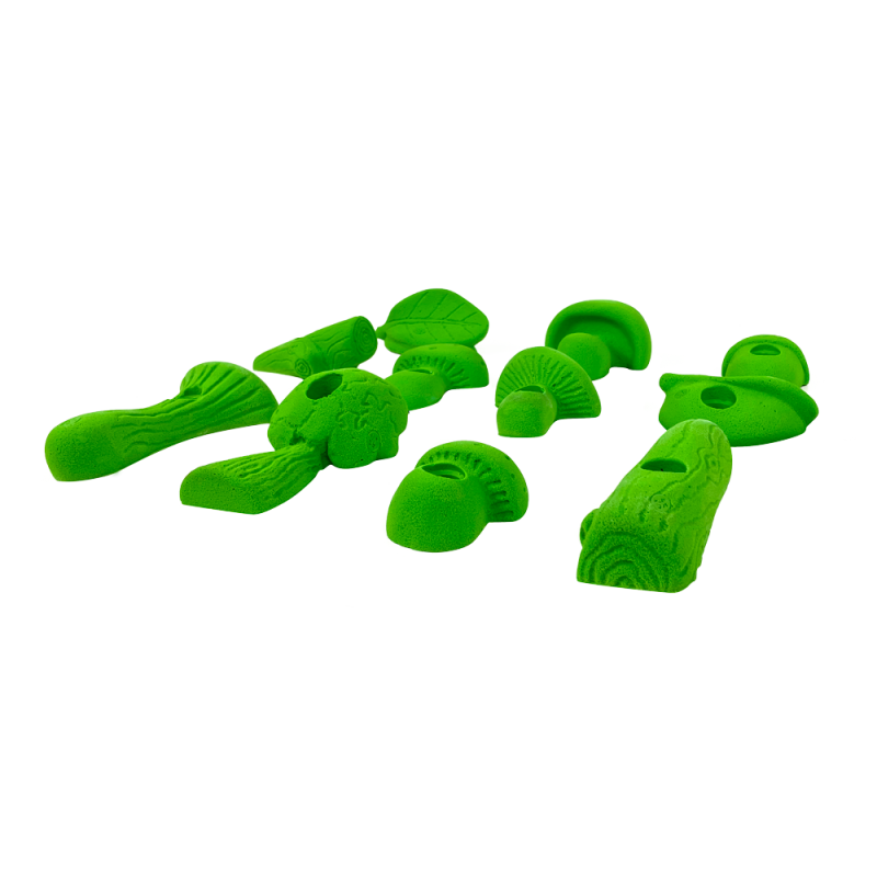 prise escalade enfant osmose lot forest vert clair 1