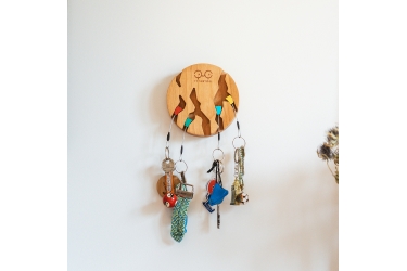 KEYHOLDER CIRCLE CHERRY TREE 4 KEYHOLDER CIRCLE CHERRY TREE 4