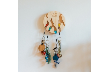 KEYHOLDER CIRCLE MAPPLE 3 KEYHOLDER CIRCLE MAPPLE 3
