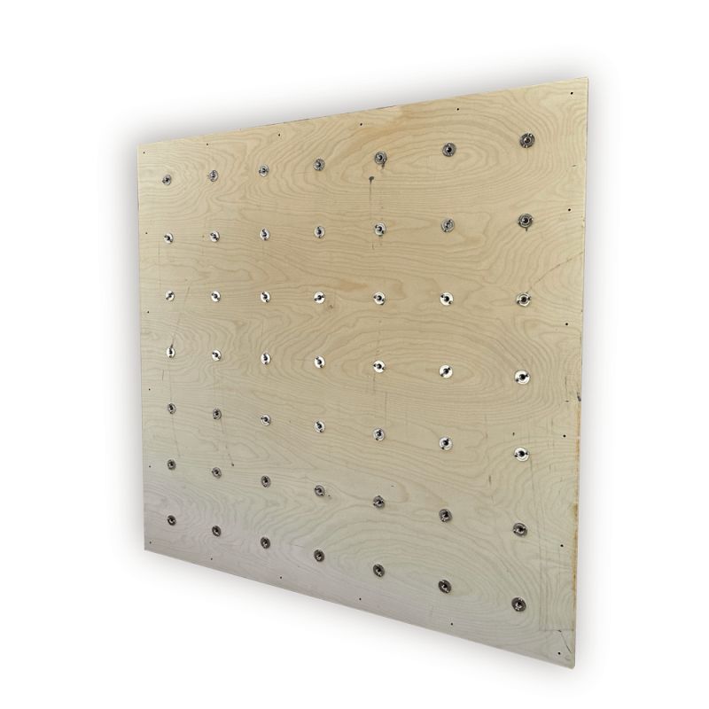 Mur D'escalade Intérieur 2 Panneaux | Dimensions 114x57 Cm Chacun | Surface Totale 1,3 M² | Avec 10 Prises | Pour Enfants Et Adultes